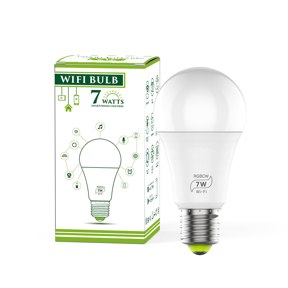LED Smart Wifi Bulb Supports Alexa And Googleled Voice Control Colorful Lights - Jay Store