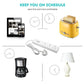 Tuya Smart Power Strip Remote APP Sub-control European Smart Wiring Board Supports Alexa Voice - Jay Store