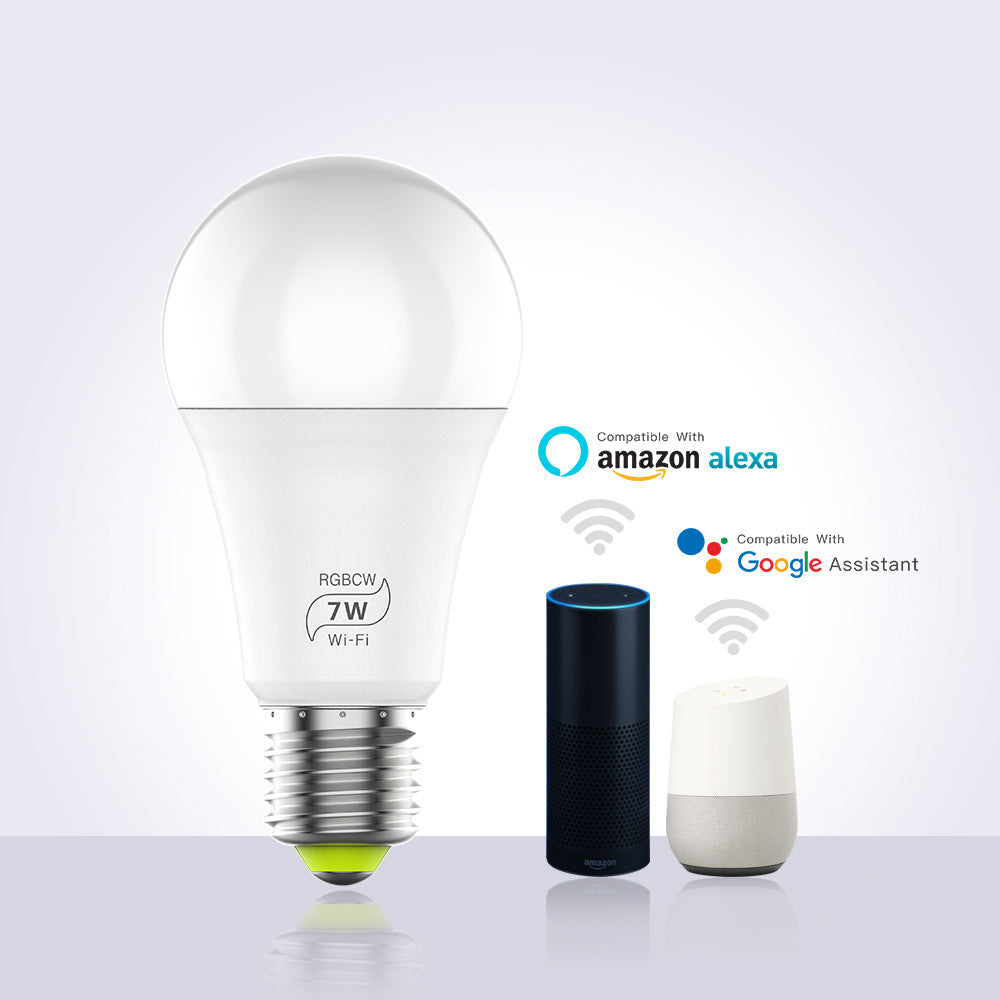LED Smart Wifi Bulb Supports Alexa And Googleled Voice Control Colorful Lights - Jay Store