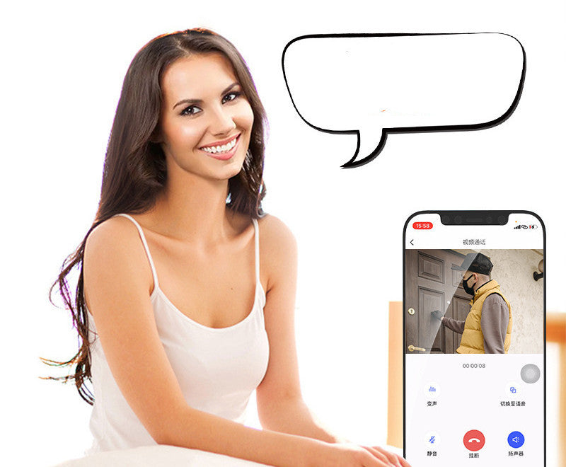 Video Doorbell Wireless Wifi Intercom System Home Monitor Remote Camera - Jay Store