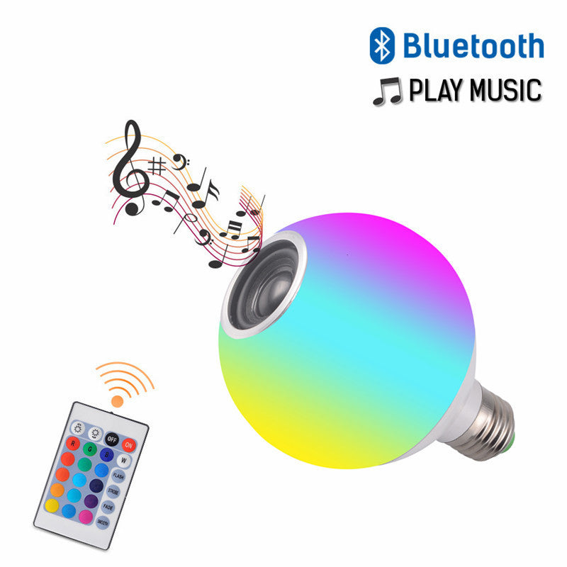Remote control colorful LED bluetooth music bulb light - Jay Store