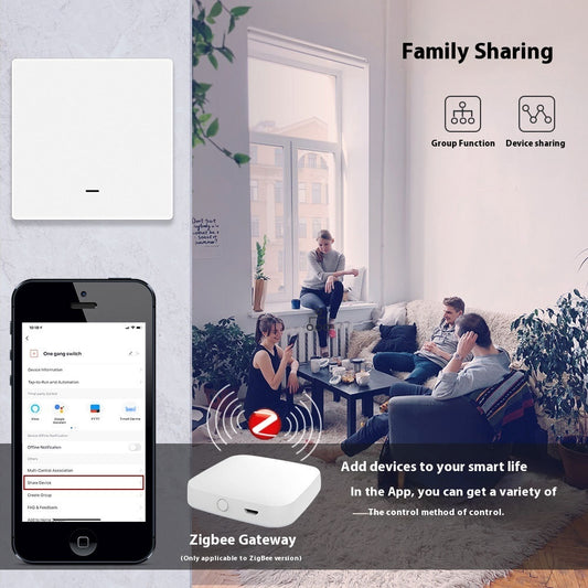 Graffiti Smart Home Button Application Remote Voice Control Time - Jay Store