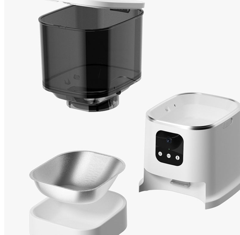 Pet Automatic Feeder Large Capacity Smart Voice Recorder APP Control Timer  Food Dispenser With WiFi - Jay Store