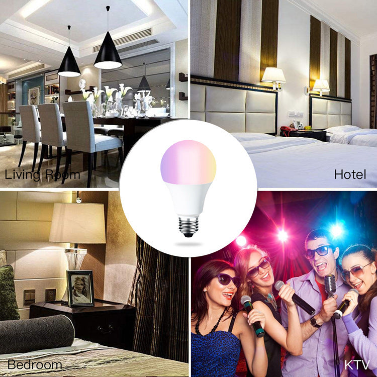 LED Smart Wifi Bulb Supports Alexa And Googleled Voice Control Colorful Lights - Jay Store