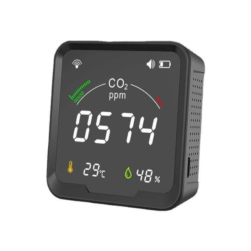 LED Color Screen Graffiti WIFI Smart Home Temperature And Humidity Sensor - Jay Store