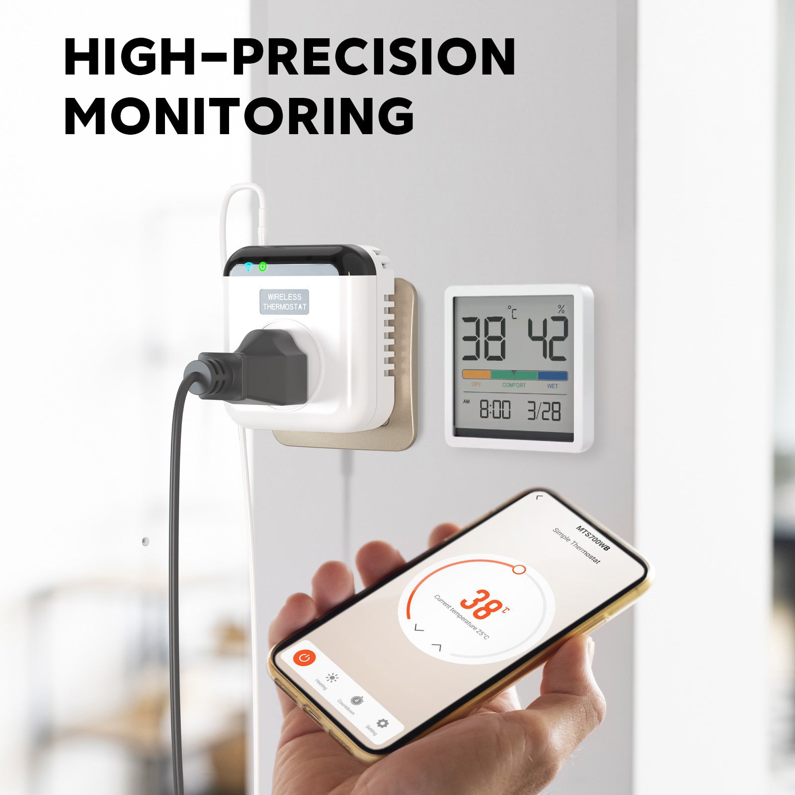 Thermostatic Smart Socket Remote Control Voice Control - Jay Store