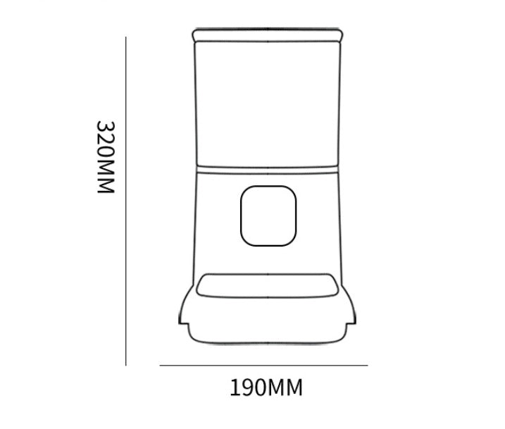 Pet Automatic Feeder Large Capacity Smart Voice Recorder APP Control Timer  Food Dispenser With WiFi - Jay Store