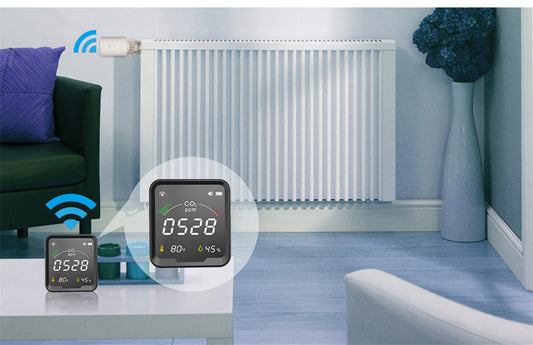 LED Color Screen Graffiti WIFI Smart Home Temperature And Humidity Sensor - Jay Store