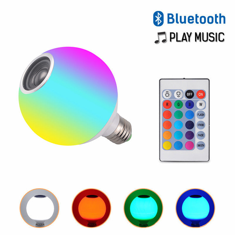 Remote control colorful LED bluetooth music bulb light - Jay Store