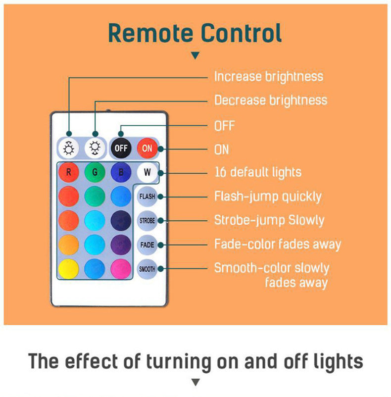 Remote control colorful LED bluetooth music bulb light - Jay Store