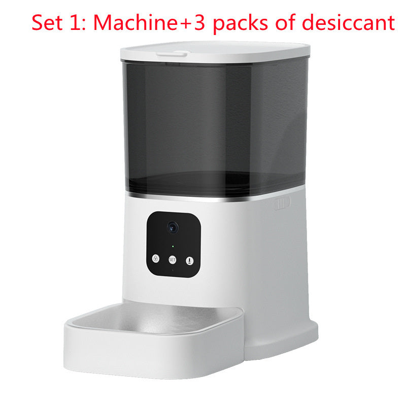 Pet Automatic Feeder Large Capacity Smart Voice Recorder APP Control Timer  Food Dispenser With WiFi - Jay Store