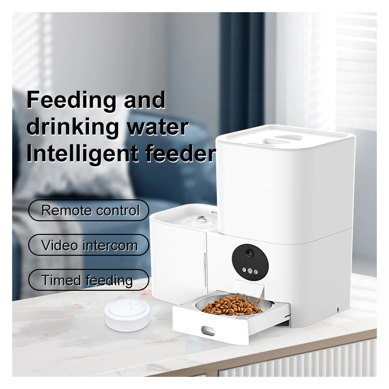 Smart Wifi Food And Water Two-in-one Electric Pet Feeder - Jay Store