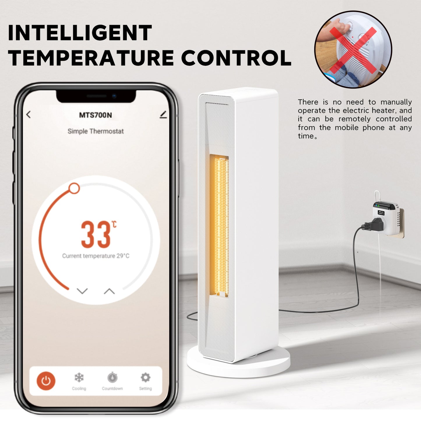 Thermostatic Smart Socket Remote Control Voice Control - Jay Store