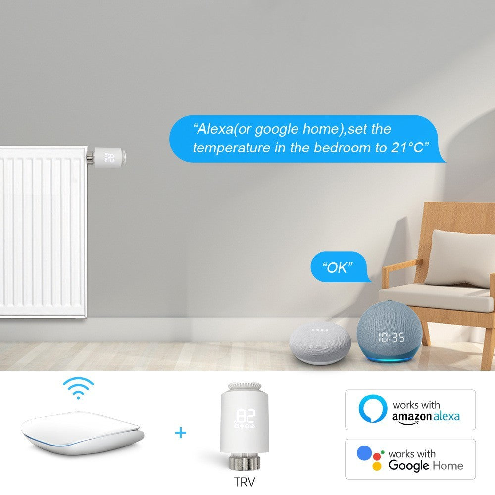 Smart Radiator Valve Smart Thermostat Valve Mobile APP Control - Jay Store